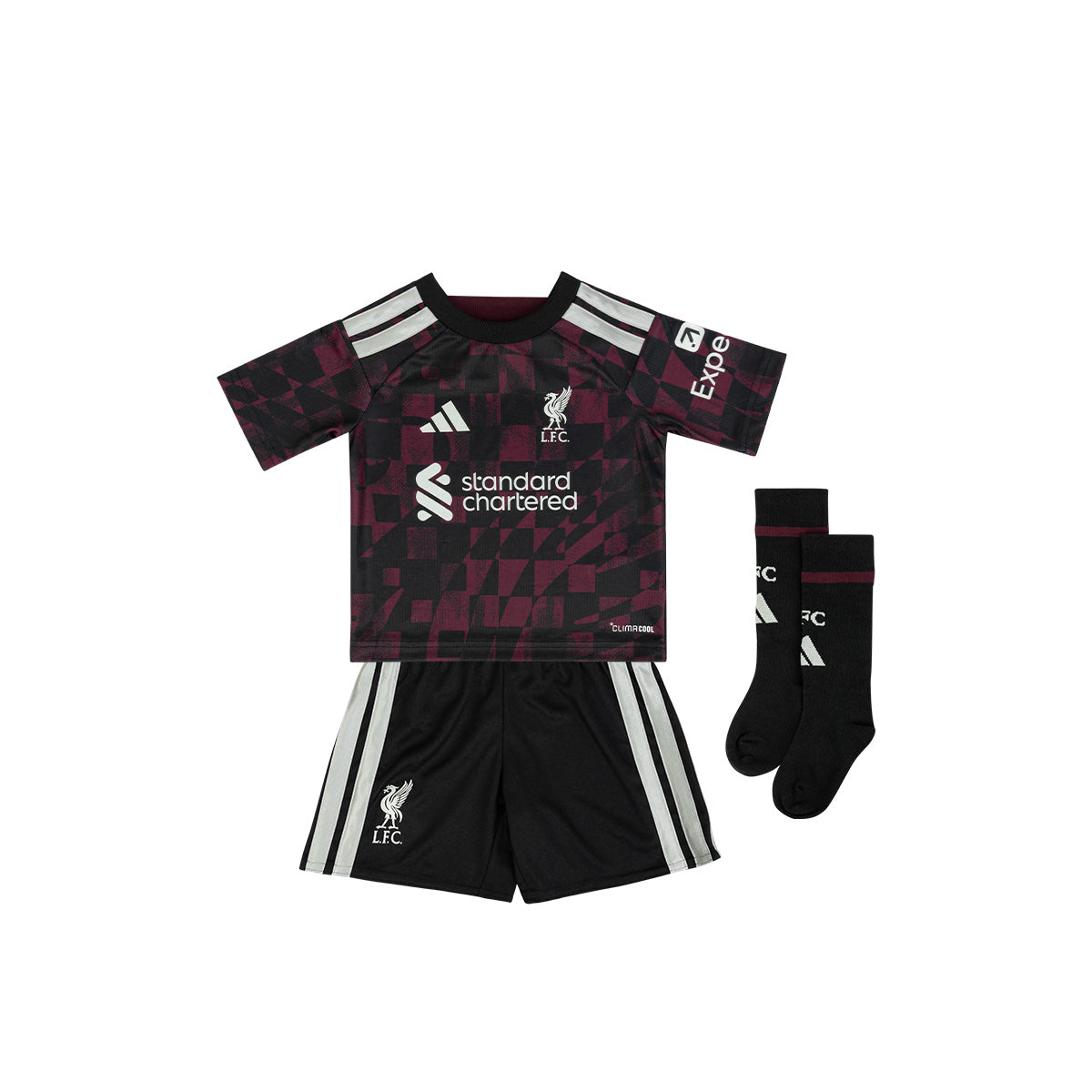 ADIDAS LIVERPOOL 2026/2027 THIRD MINI JERSEY - BLACK