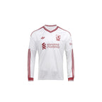 ADIDAS LIVERPOOL 2026/2027 AWAY KIDS LONG SLEEVE JERSEY - WHITE