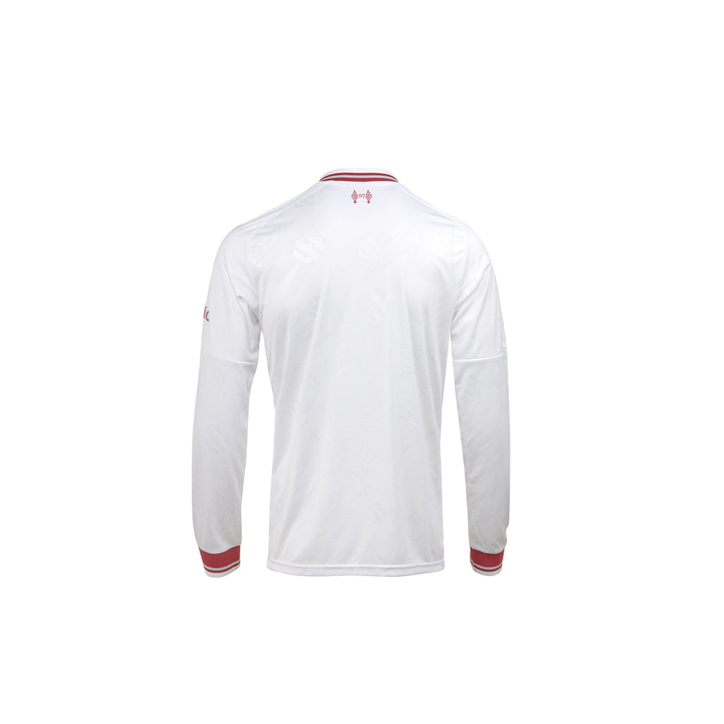 ADIDAS LIVERPOOL 2026/2027 AWAY KIDS LONG SLEEVE JERSEY - WHITE