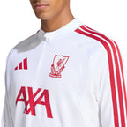 ADIDAS LIVERPOOL 2026/2027 EU TRAINING TOP JERSEY - WHITE