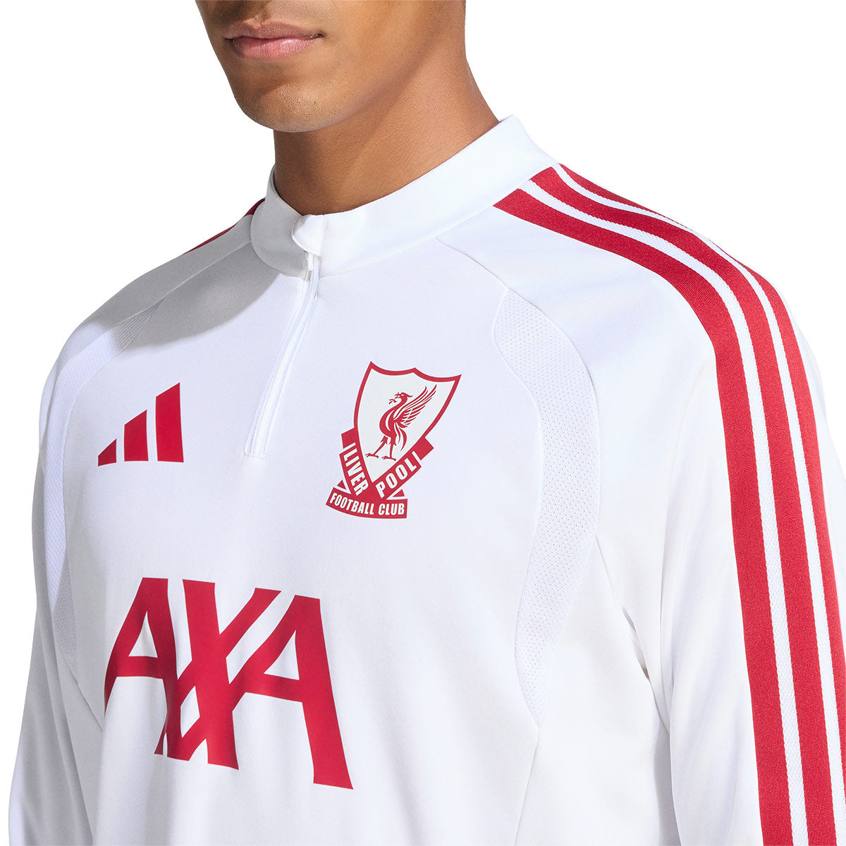 ADIDAS LIVERPOOL 2026/2027 EU TRAINING TOP JERSEY - WHITE