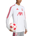 ADIDAS LIVERPOOL 2026/2027 EU TRAINING TOP JERSEY - WHITE