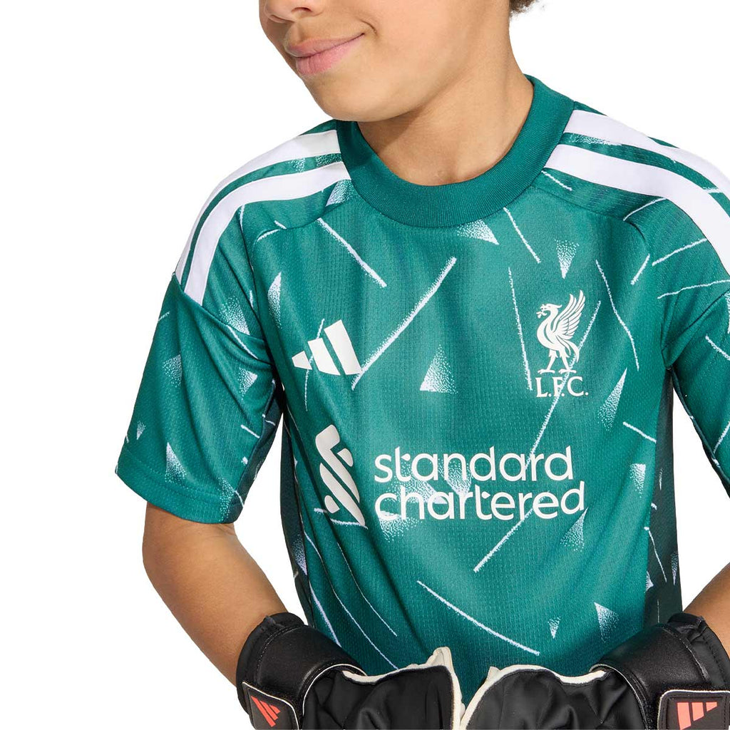 ADIDAS LIVERPOOL 2026/2027 HOME MINI GK JERSEY - NOBLE GREEN