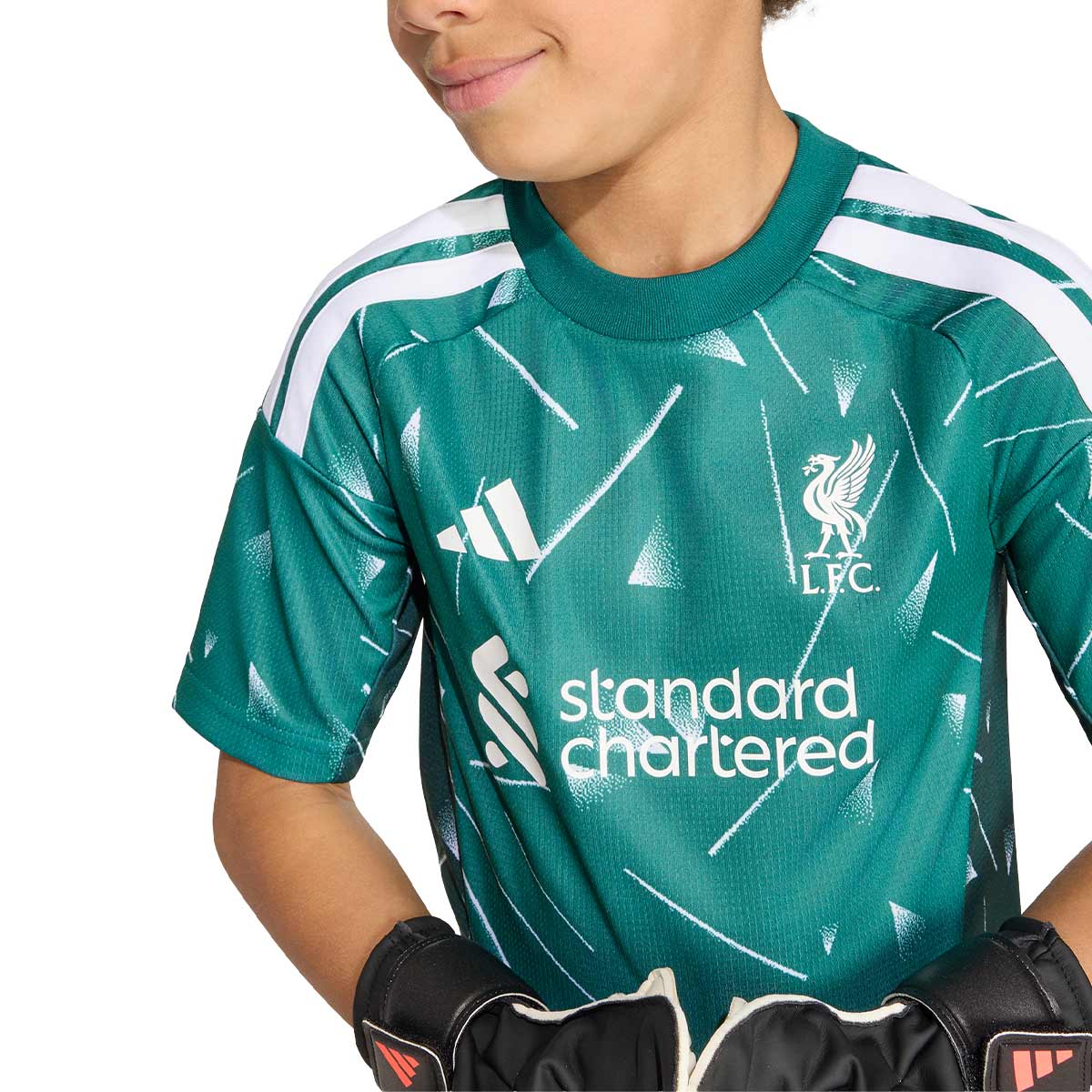 ADIDAS LIVERPOOL 2026/2027 HOME MINI GK JERSEY - NOBLE GREEN