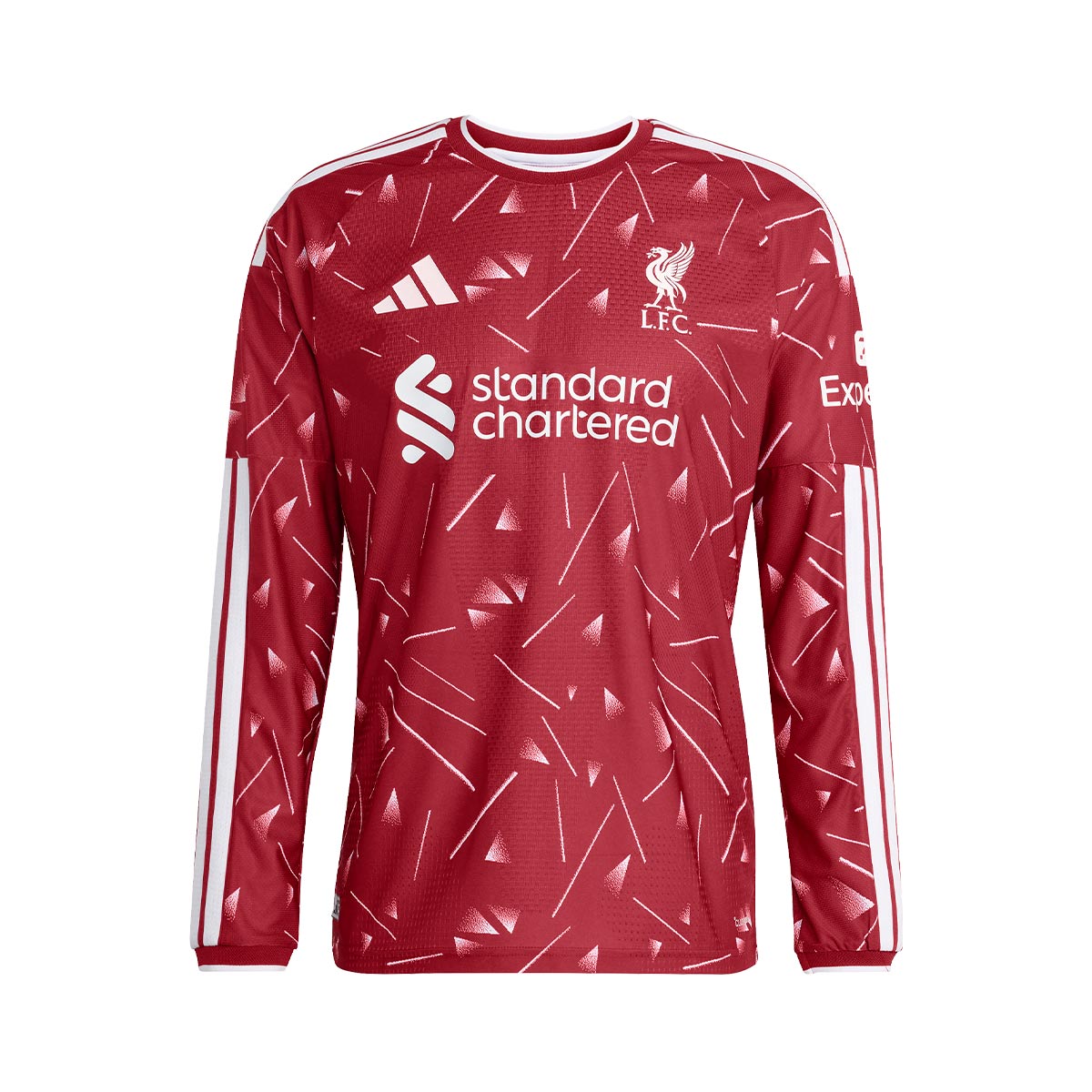 ADIDAS LIVERPOOL 2026/2027 HOME PLAYER LONG SLEEVE JERSEY - ACTIVE MAROON