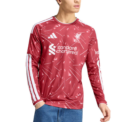 ADIDAS LIVERPOOL 2026/2027 HOME REPLICA LONG SLEEVE JERSEY - ACTIVE MAROON