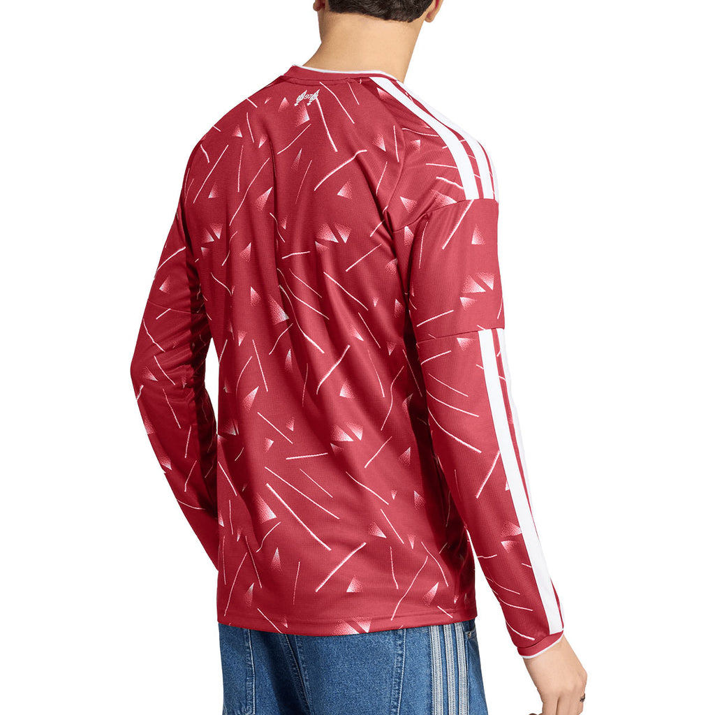 ADIDAS LIVERPOOL 2026/2027 HOME REPLICA LONG SLEEVE JERSEY - ACTIVE MAROON
