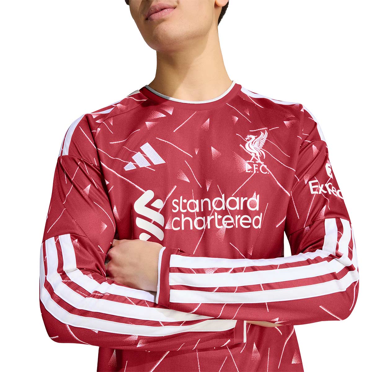 ADIDAS LIVERPOOL 2026/2027 HOME REPLICA LONG SLEEVE JERSEY - ACTIVE MAROON