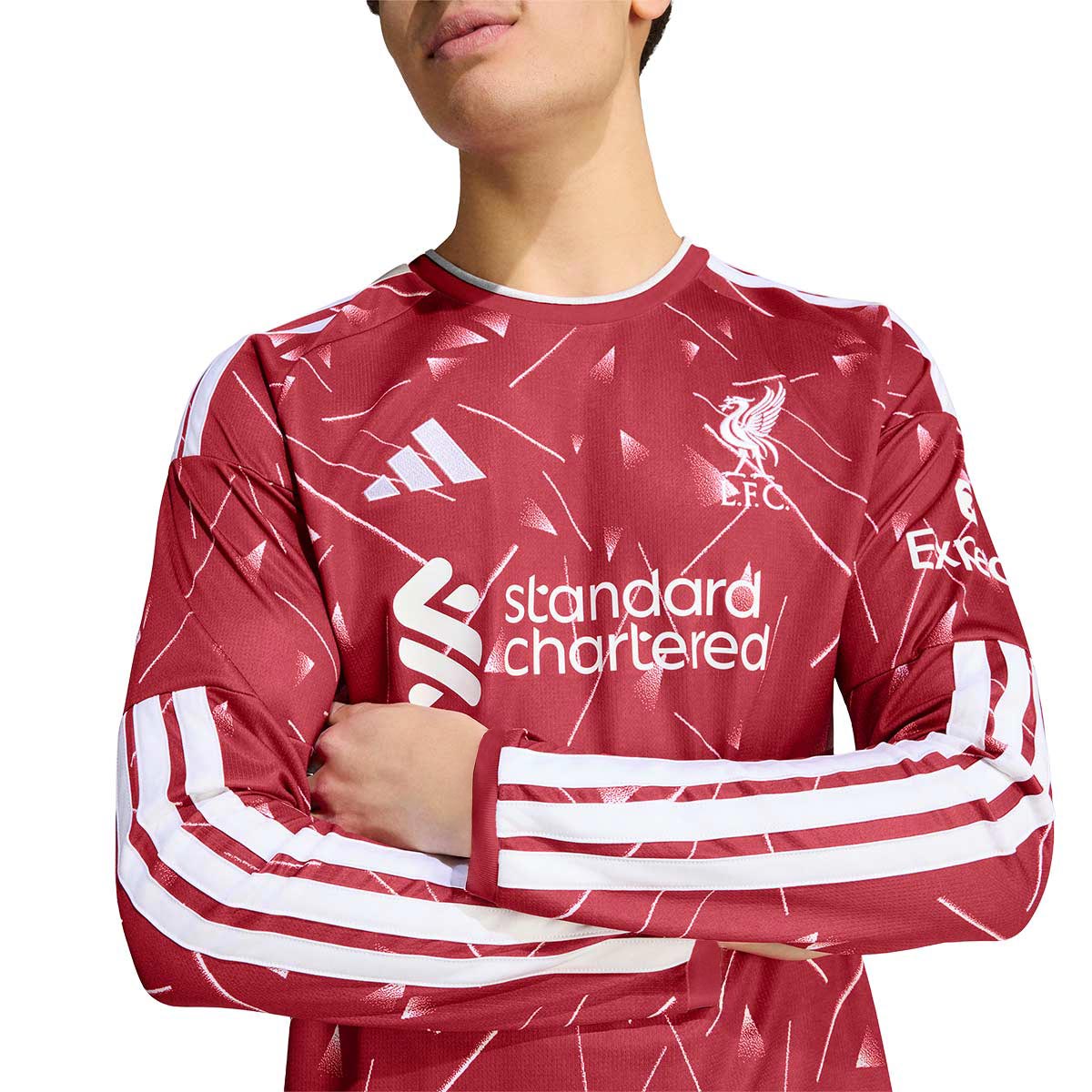 ADIDAS LIVERPOOL 2026/2027 HOME REPLICA LONG SLEEVE JERSEY - ACTIVE MAROON