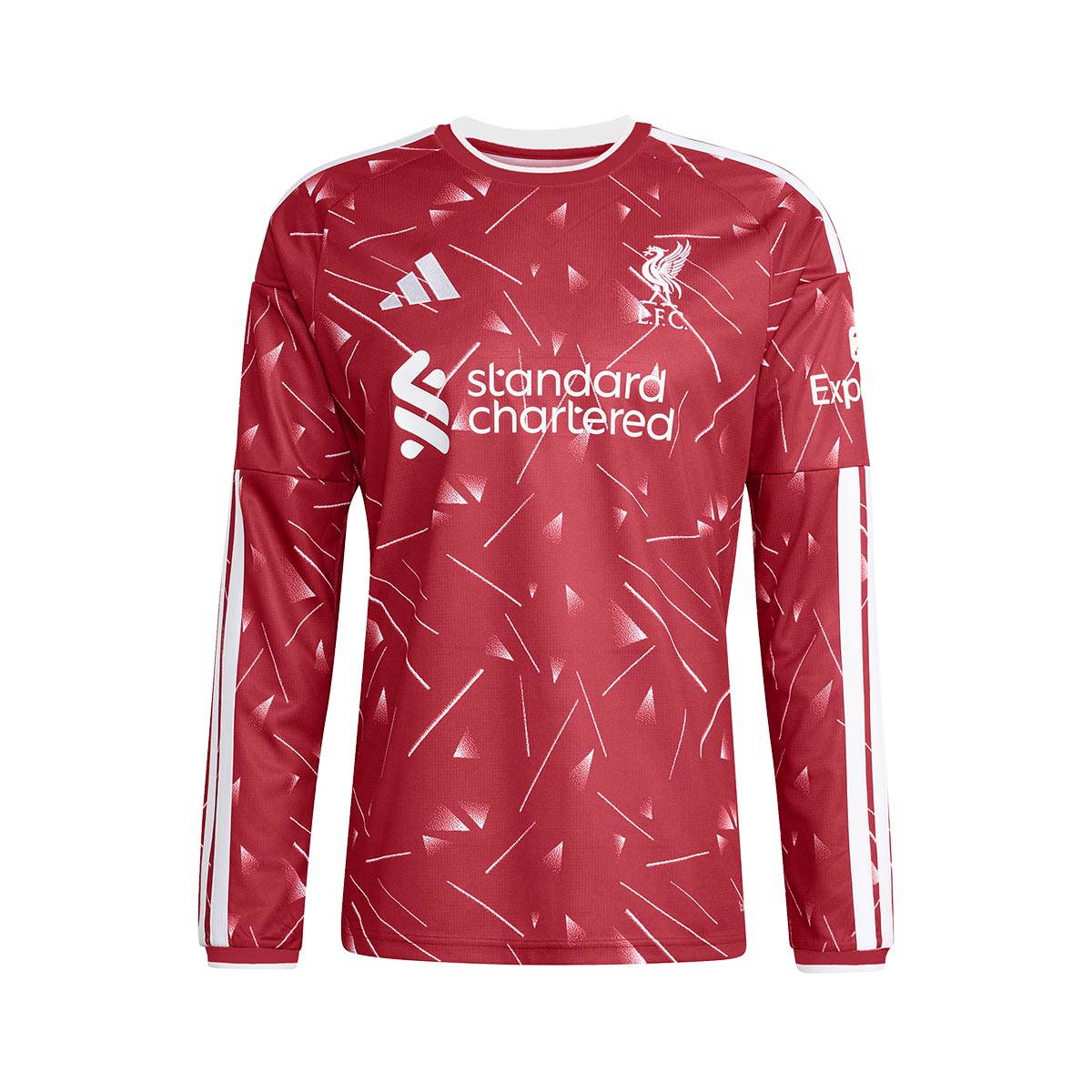 ADIDAS LIVERPOOL 2026/2027 HOME REPLICA LONG SLEEVE JERSEY - ACTIVE MAROON