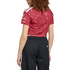 ADIDAS LIVERPOOL 2026/2027 HOME WOMEN CROP JERSEY - ACTIVE MAROON