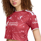 ADIDAS LIVERPOOL 2026/2027 HOME WOMEN CROP JERSEY - ACTIVE MAROON