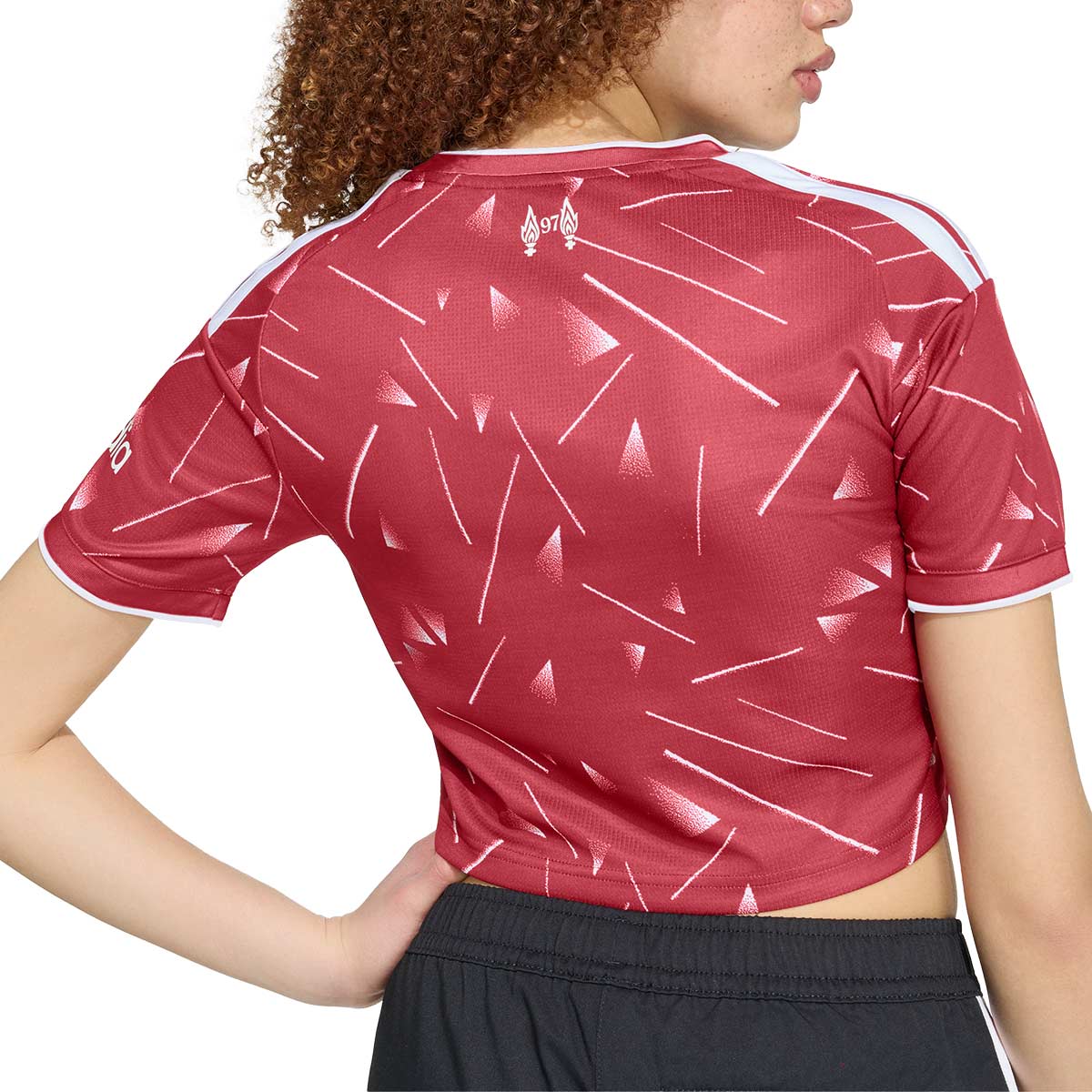 ADIDAS LIVERPOOL 2026/2027 HOME WOMEN CROP JERSEY - ACTIVE MAROON