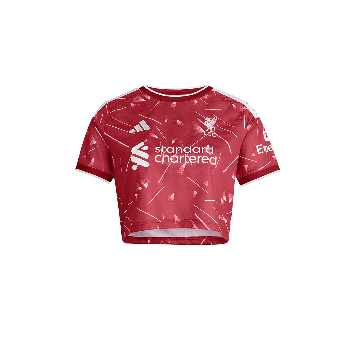 ADIDAS LIVERPOOL 2026/2027 HOME WOMEN CROP JERSEY - ACTIVE MAROON