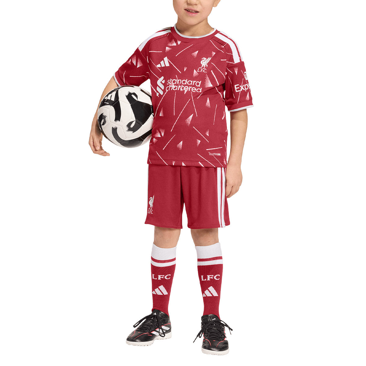 ADIDAS LIVERPOOL 2026/2027 HOME MINI JERSEY - ACTIVE MAROON