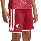 ADIDAS LIVERPOOL 2026/2027 HOME KIDS SHORTS - ACTIVE MAROON
