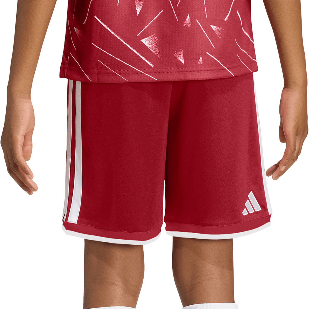 ADIDAS LIVERPOOL 2026/2027 HOME KIDS SHORTS - ACTIVE MAROON