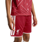 ADIDAS LIVERPOOL 2026/2027 HOME KIDS SHORTS - ACTIVE MAROON