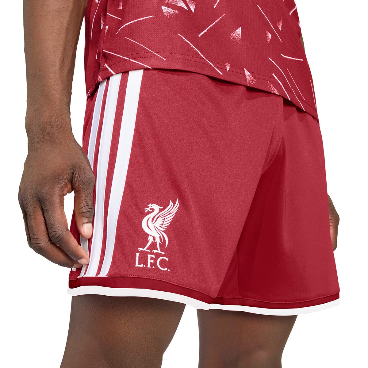ADIDAS LIVERPOOL 2026/2027 HOME SHORTS - ACTIVE MAROON