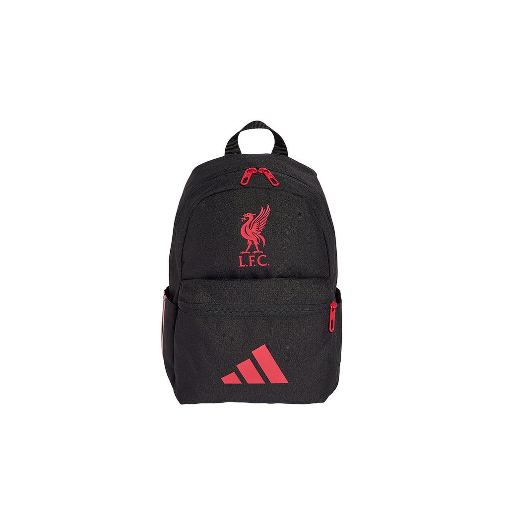 ADIDAS LIVERPOOL 2026/2027 KIDS BACKPACK - BLACK/STRAWBERRY RED