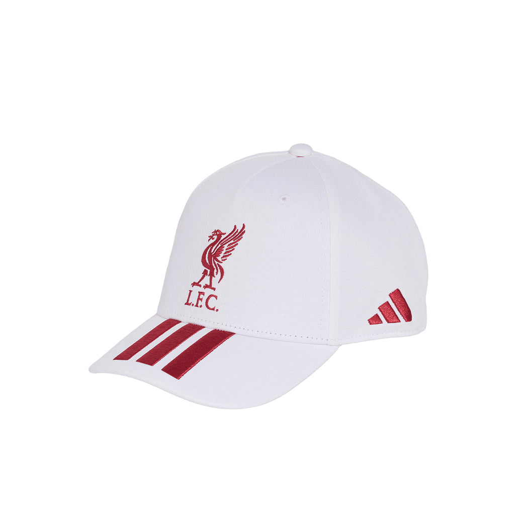 ADIDAS LIVERPOOL 2026/2027 KIDS CAP - WHITE/ACTIVE MAROON