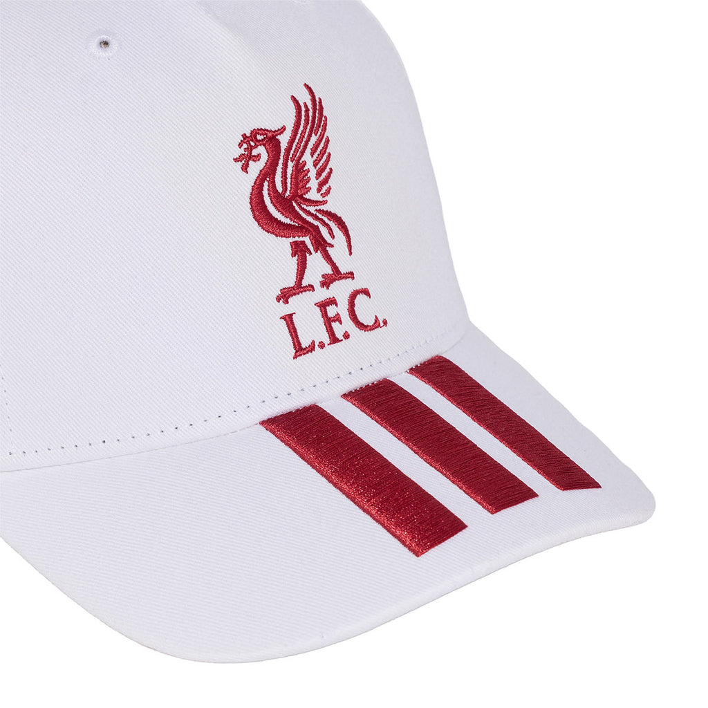 ADIDAS LIVERPOOL 2026/2027 KIDS CAP - WHITE/ACTIVE MAROON