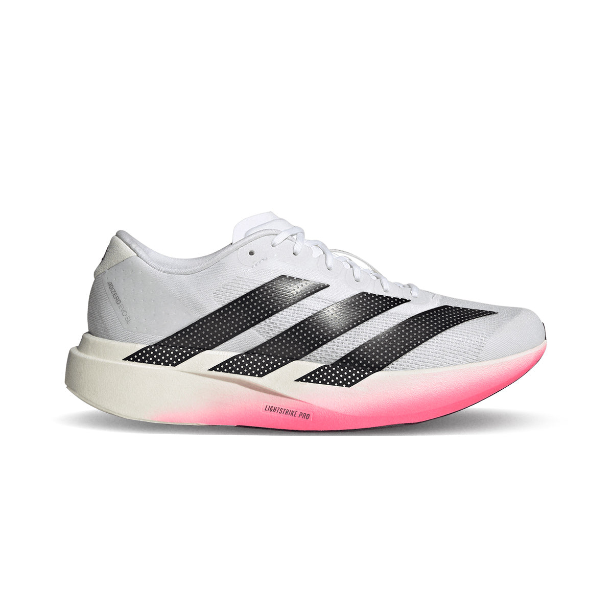 ADIDAS MEN ADIZERO EVO SL - FTWWHT/CBLACK/SOLTUR