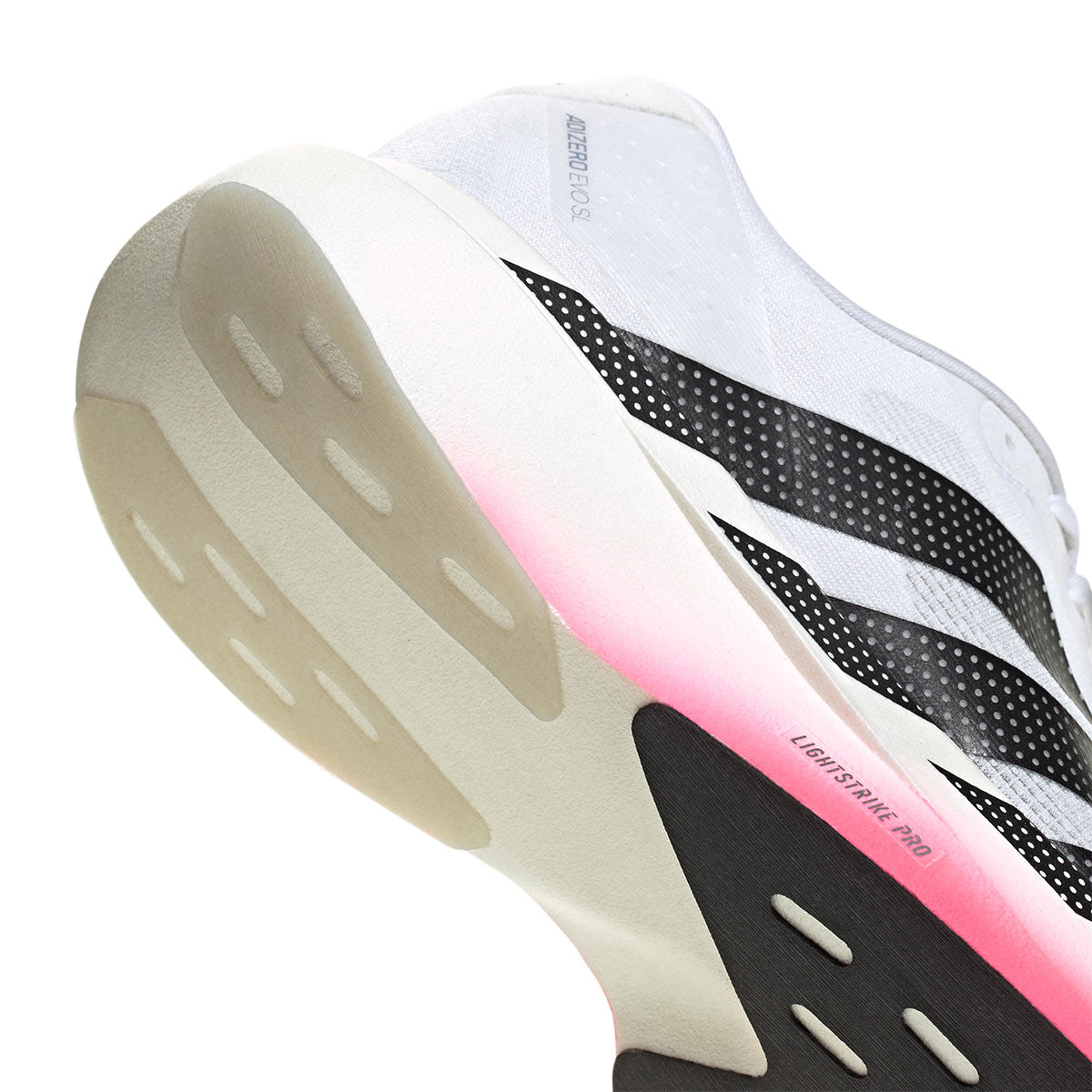 ADIDAS MEN ADIZERO EVO SL - FTWWHT/CBLACK/SOLTUR