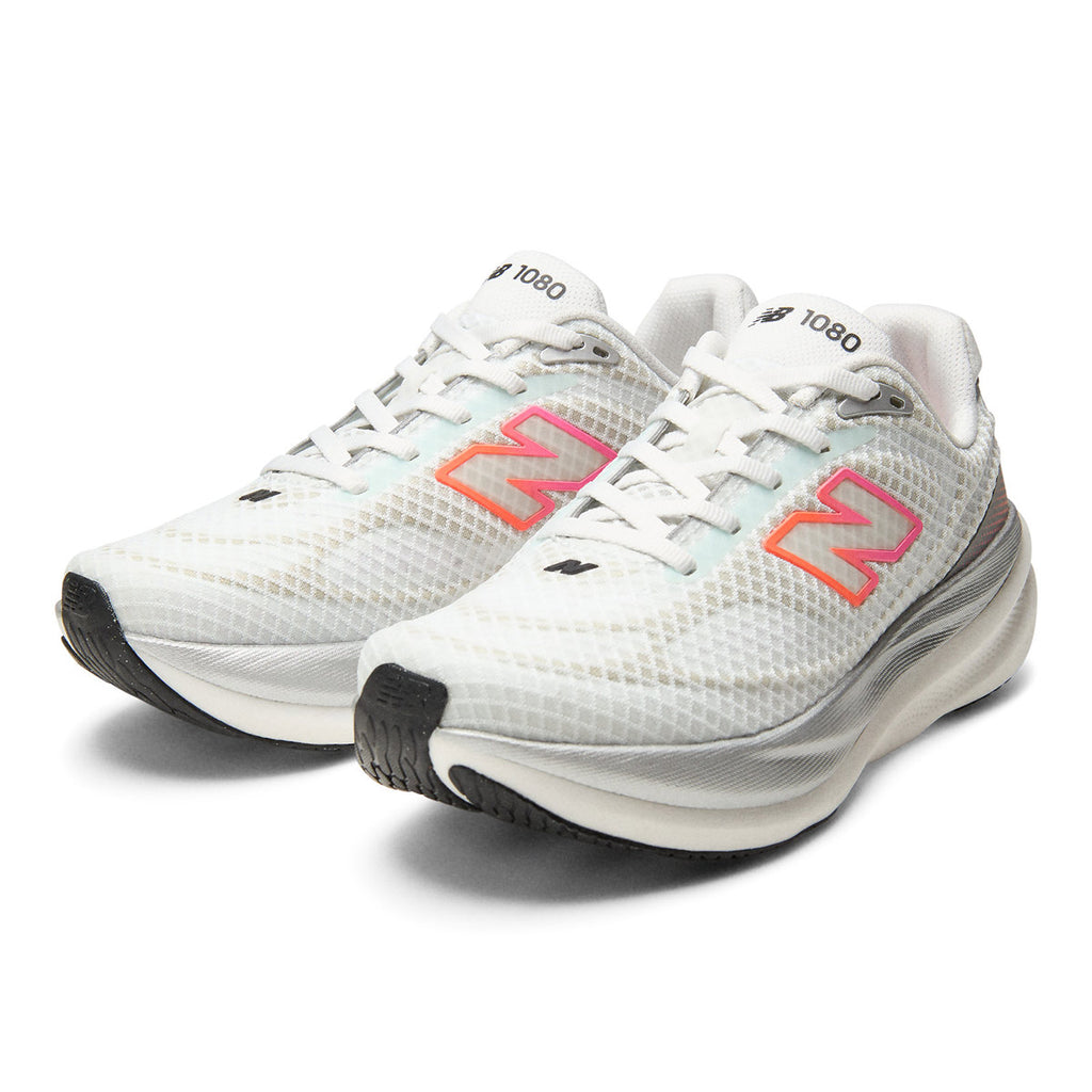 NEW BALANCE M 1080 V15 WIDE - WHITEPINK/HEATTANGERINE