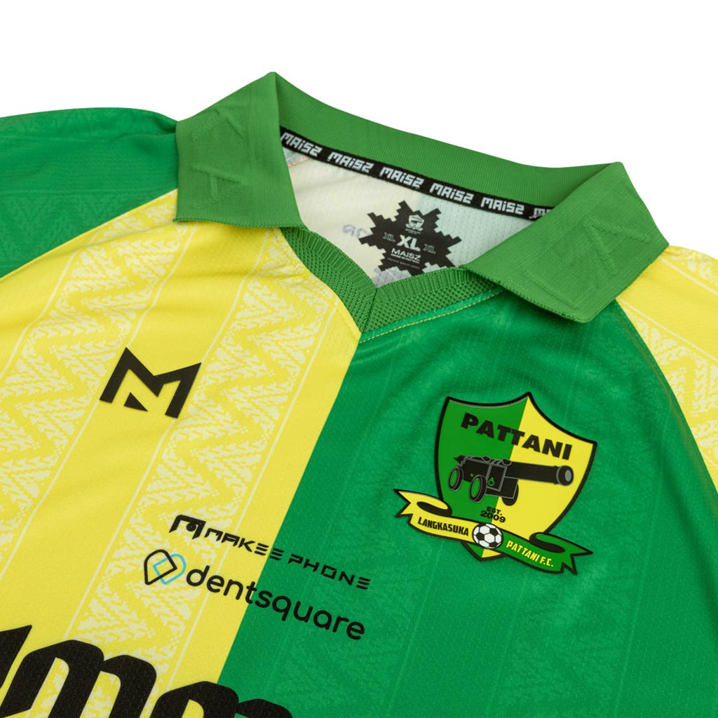 MAISZ PATTANI FC 2026/2027 HOME JERSEY - YELLOW/GREEN/BLACK