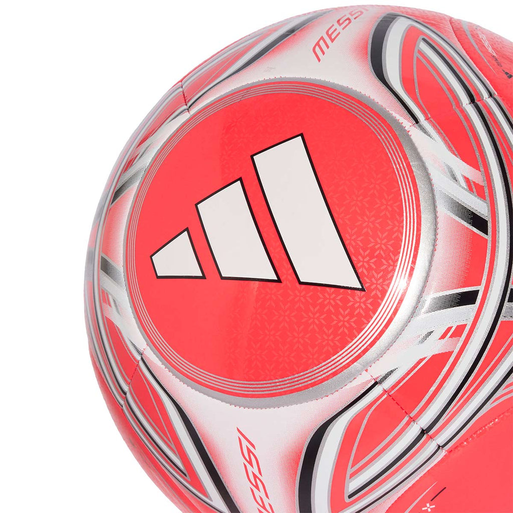 ADIDAS MESSI CLUB BALL - LUCID RED/BLACK/WHITE/SILVER MET