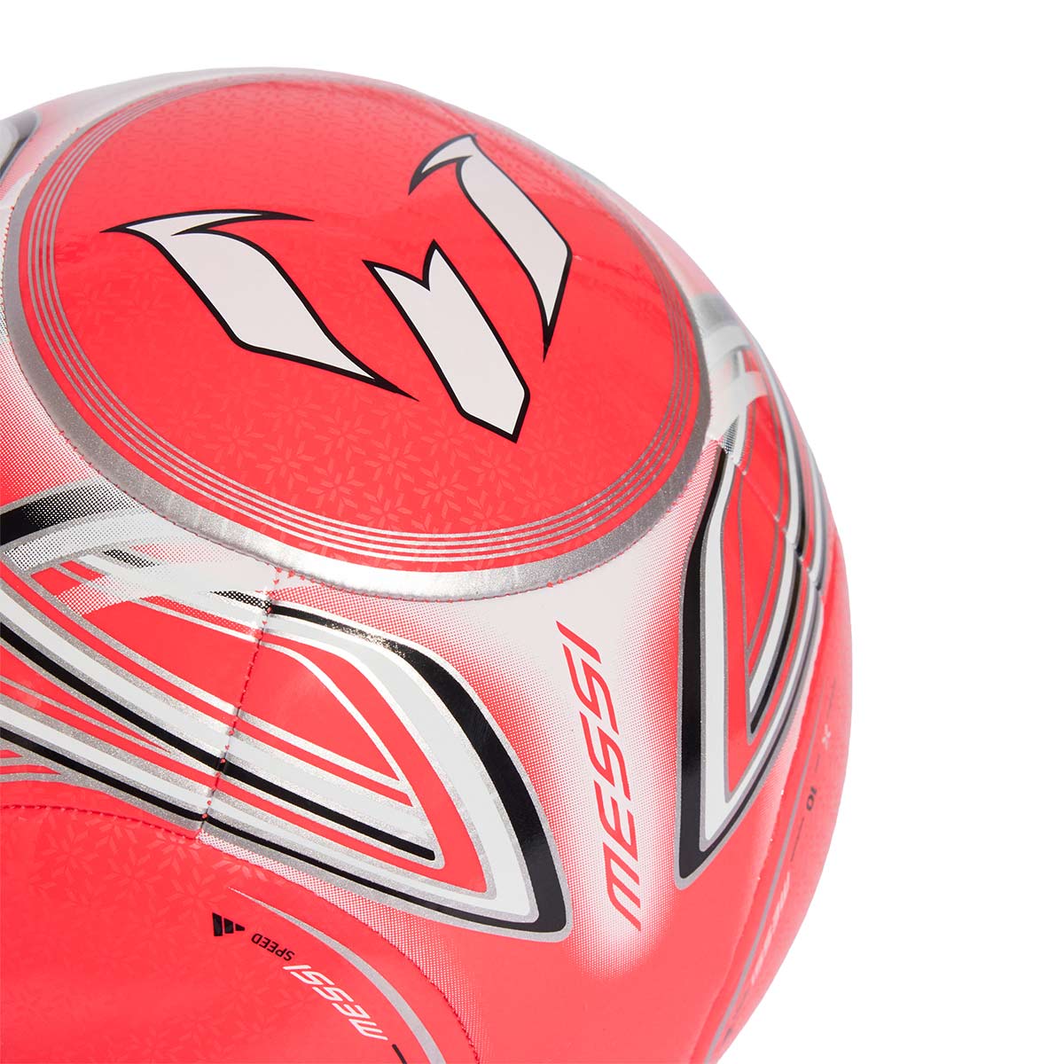 ADIDAS MESSI CLUB BALL - LUCID RED/BLACK/WHITE/SILVER MET