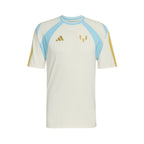 ADIDAS MESSI TRAINING TEE - OFF WHITE/ICE BLUE
