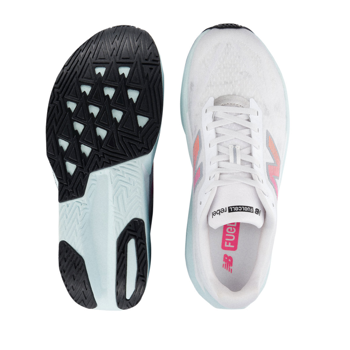 NEW BALANCE M FUELCELL REBEL V5 - PINKHEAT/GLINTBLUE