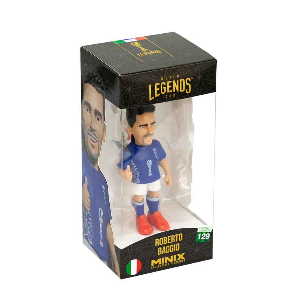 MINIX ITALY ROBERTO BAGGIO FIGURINE - BLUE/WHITE