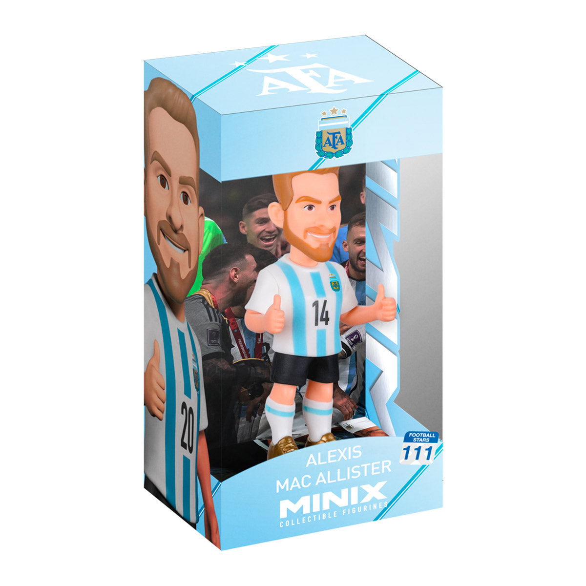 MINIX ARGENTINA ALEXIS MAC ALLISTER FIGURINE - BLUE/WHITE