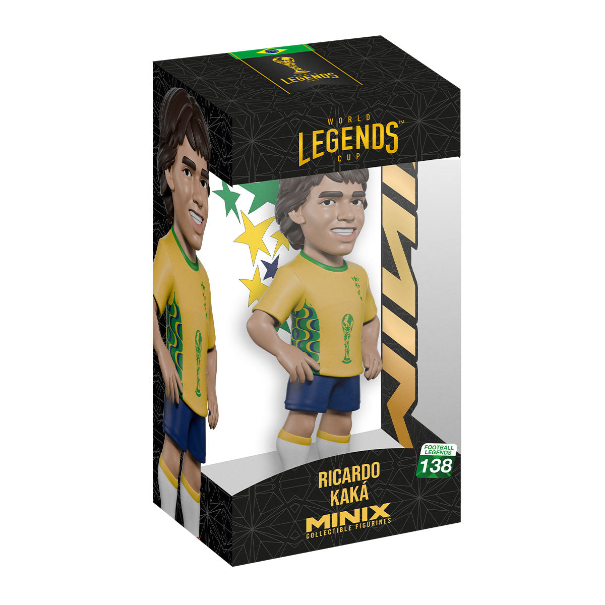 MINIX BRAZIL KAKA FIGURINE - YELLOW/BLUE