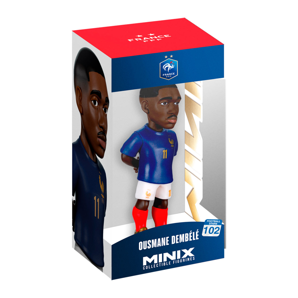 MINIX FRANCE OUSMANE DEMBELE FIGURINE - NAVY/WHITE