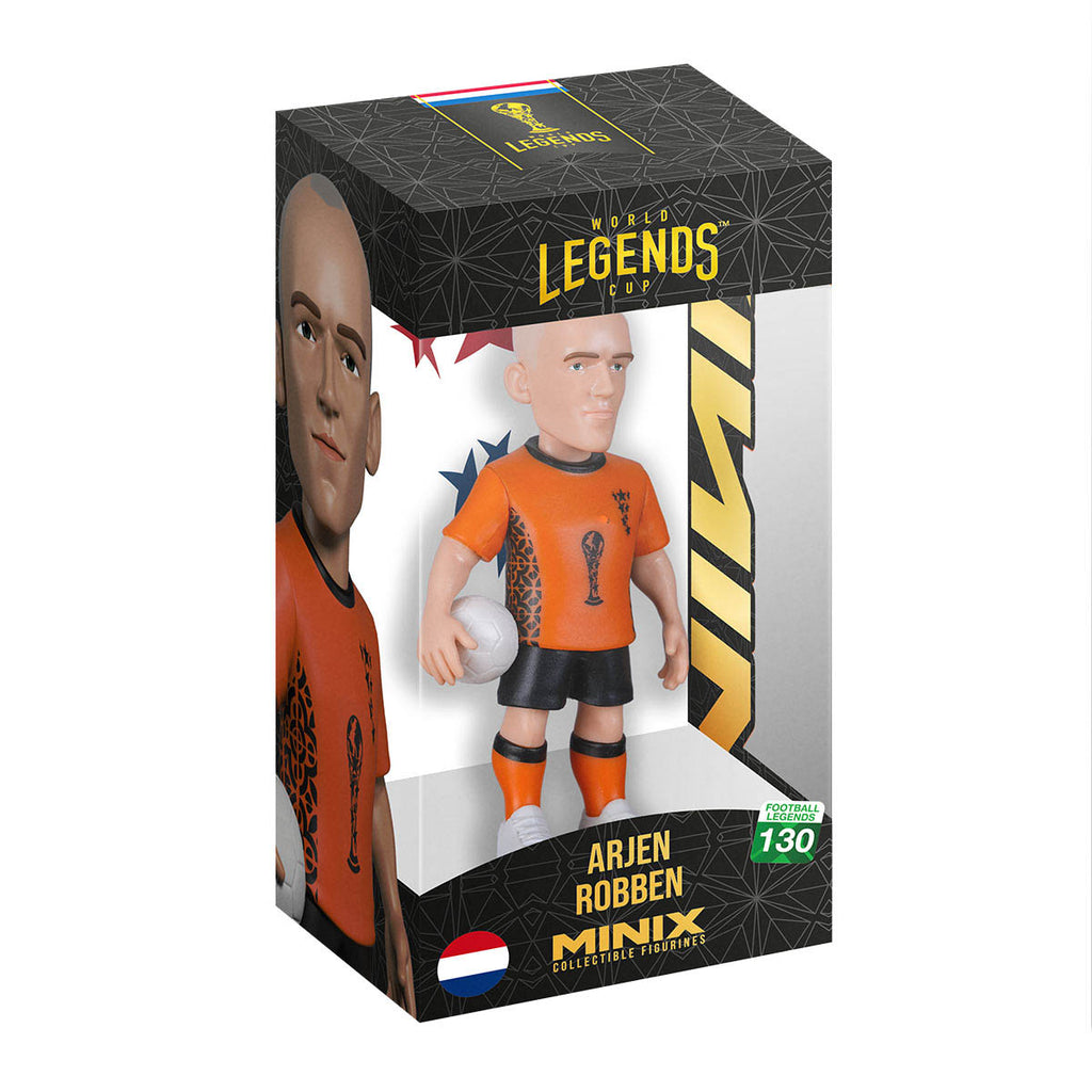 MINIX NETHERLANDS ARJEN ROBBEN FIGURINE - ORANGE/BLACK