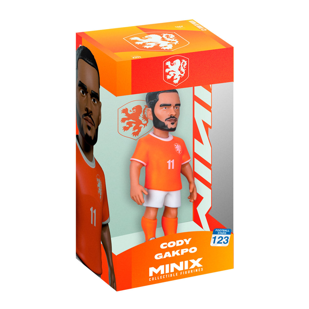MINIX NETHERLANDS CODY GAKPO FIGURINE - ORANGE/BLACK