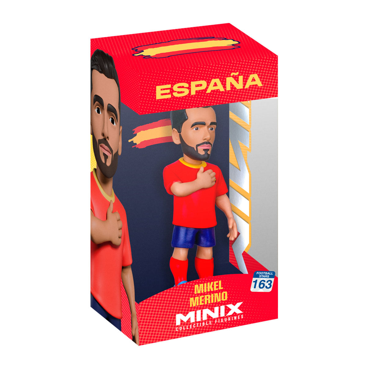 MINIX SPAIN MIKEL MERINO FIGURINE - RED/NAVY