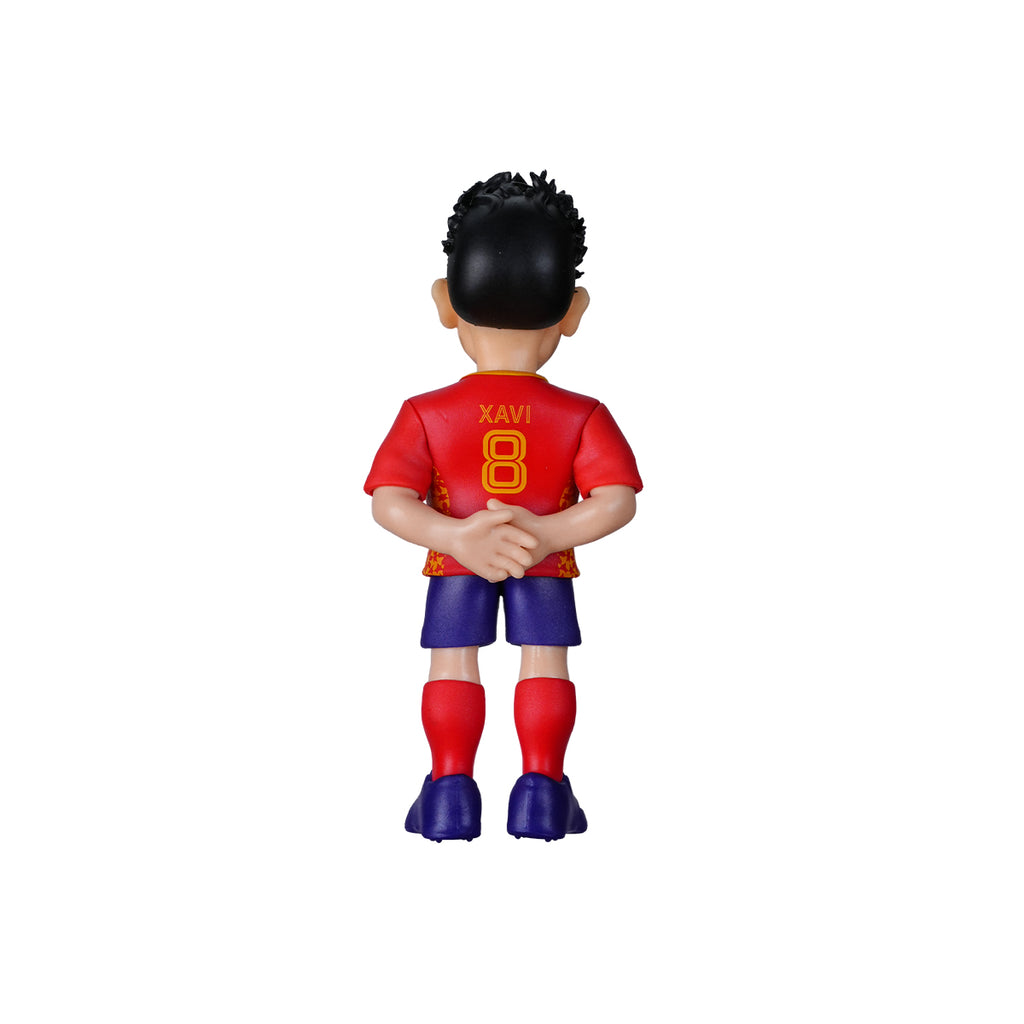 MINIX SPAIN XAVI HERNANDEZ FIGURINE - RED/NAVY