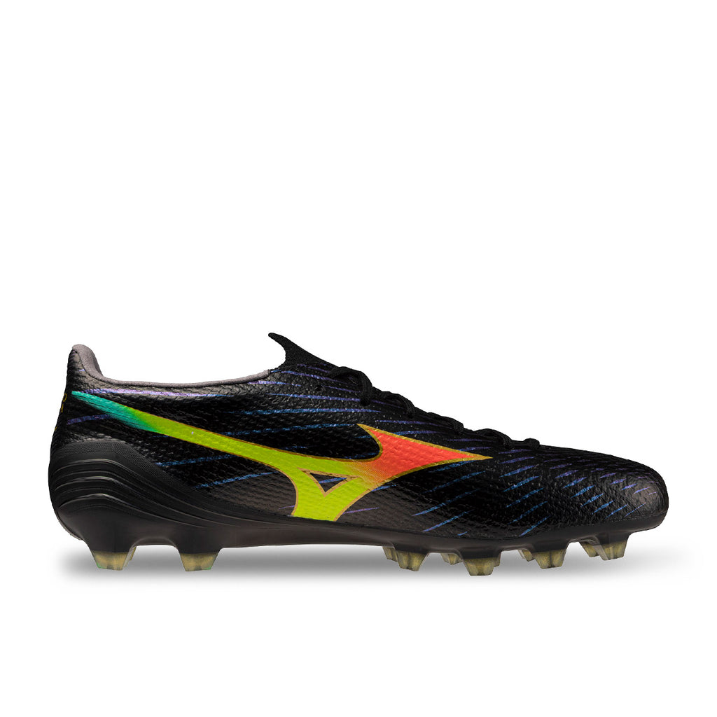 MIZUNO ALPHA III ELITE FG - BLACK/LAVA ORANGE/EVENING PRIMROSE