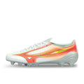 MIZUNO ALPHA III ELITE FG - WHITE/LAVA ORANGE/EVENING PRIMROSE