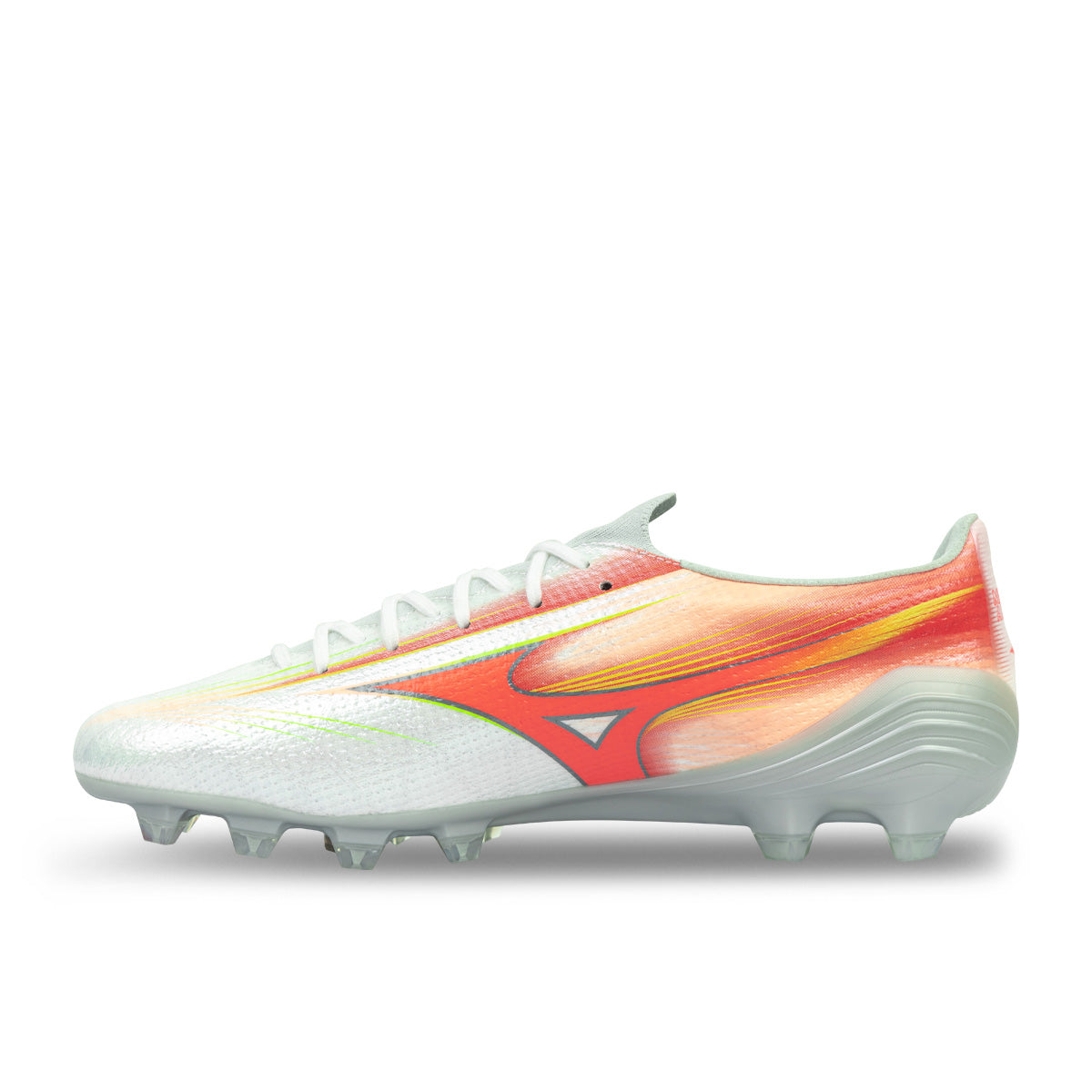 MIZUNO ALPHA III ELITE FG - WHITE/LAVA ORANGE/EVENING PRIMROSE