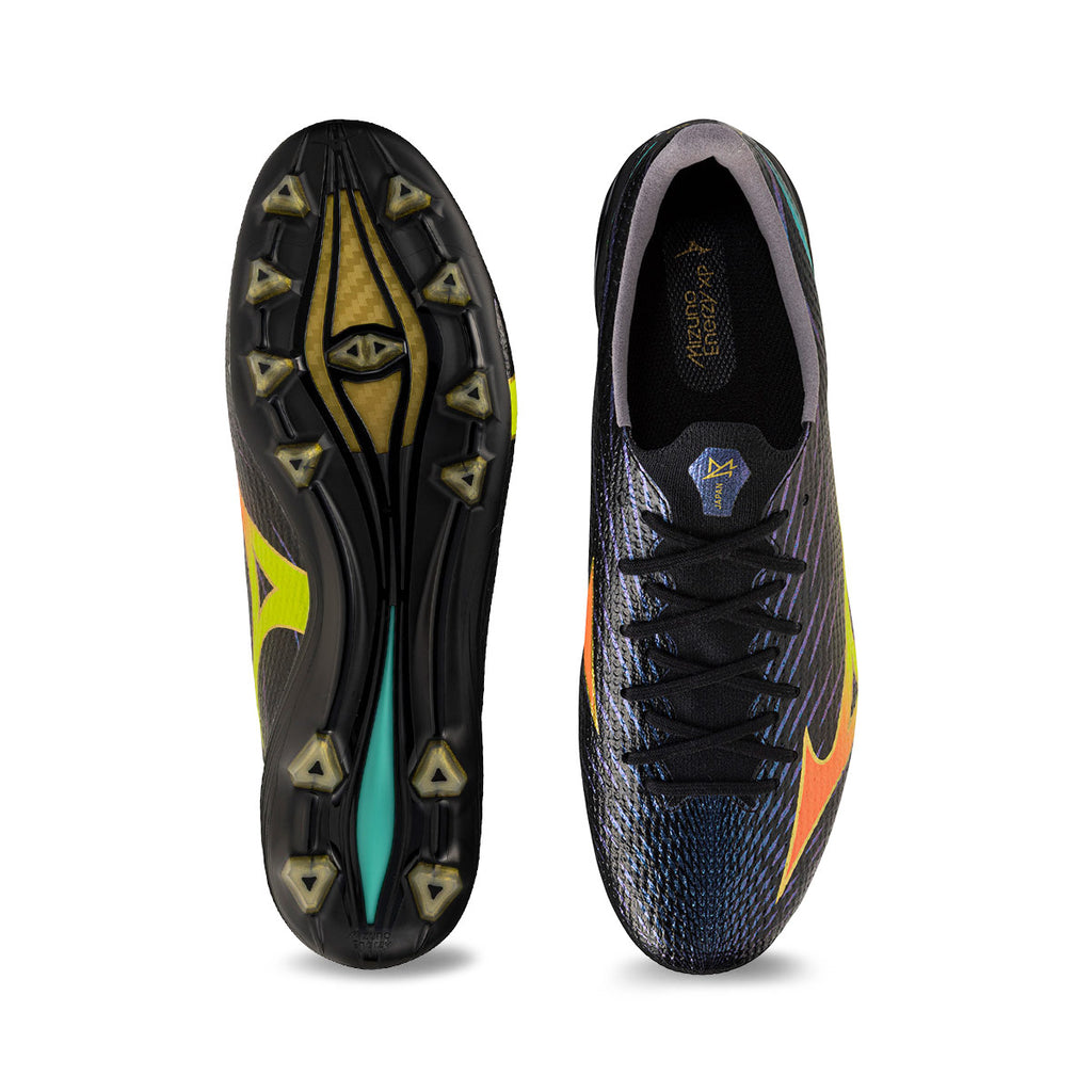 MIZUNO ALPHA III JAPAN FG - BLACK/LAVA ORANGE/EVENING PRIMROSE