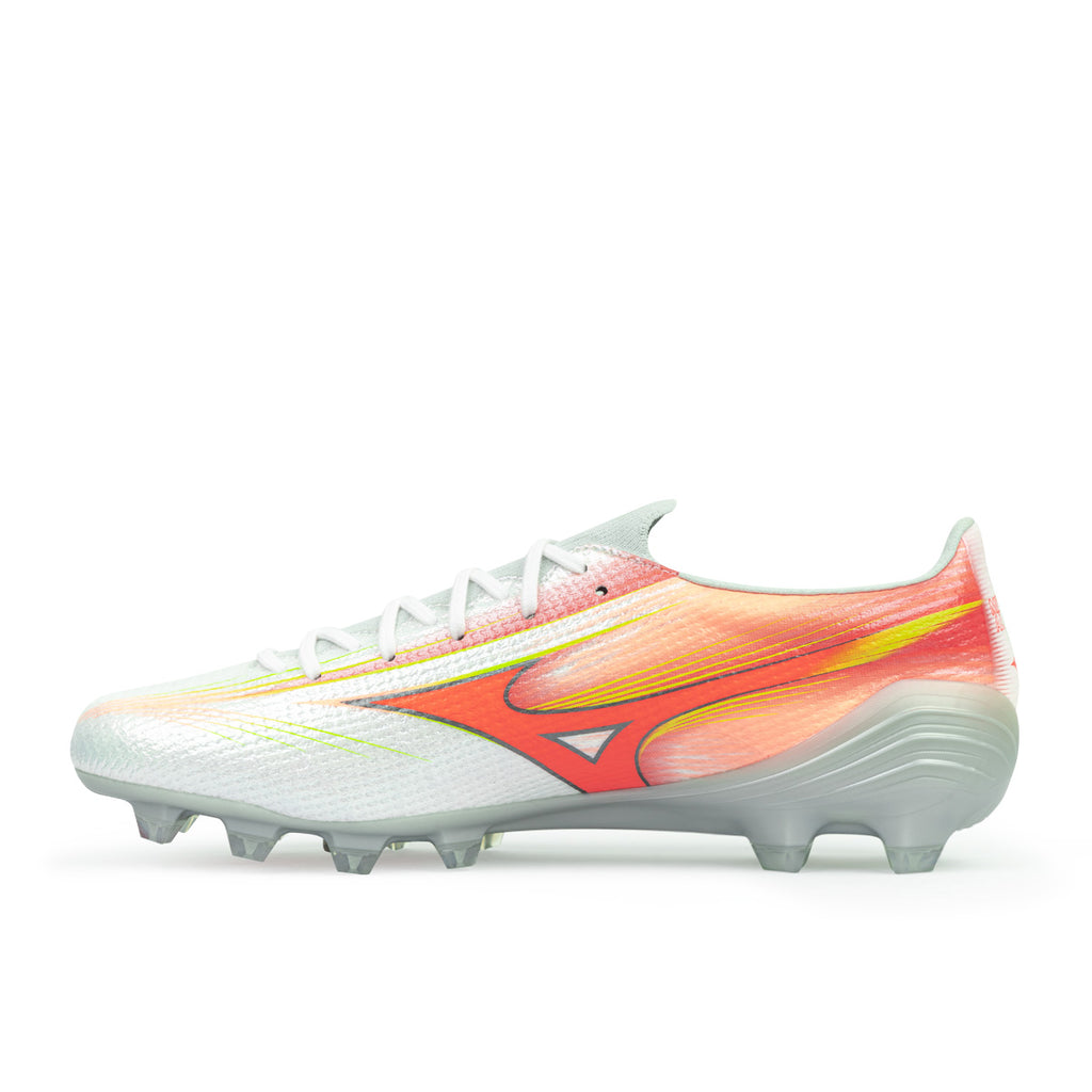 MIZUNO ALPHA III JAPAN FG - WHITE/LAVA ORANGE/EVENING PRIMROSE