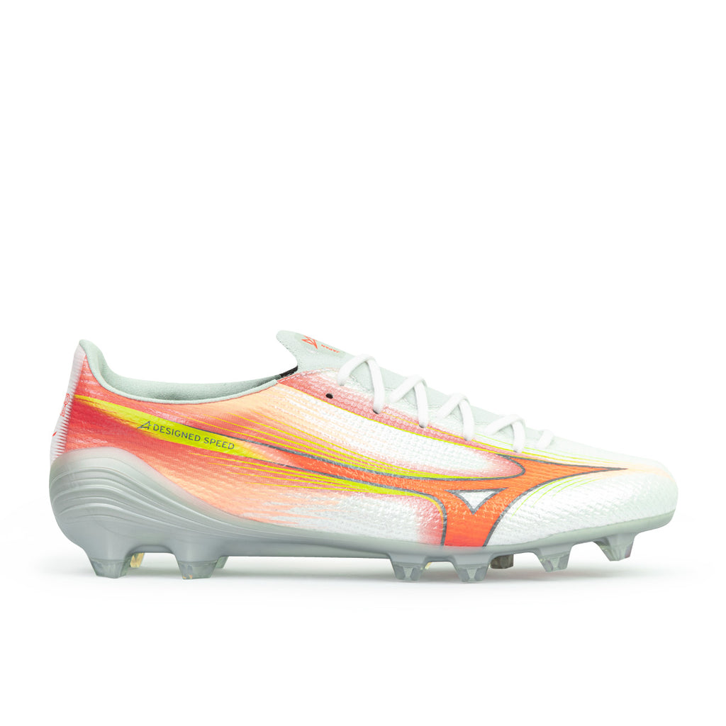 MIZUNO ALPHA III JAPAN FG - WHITE/LAVA ORANGE/EVENING PRIMROSE