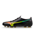 MIZUNO ALPHA III PRO FG - BLACK/LAVA ORANGE/EVENING PRIMROSE