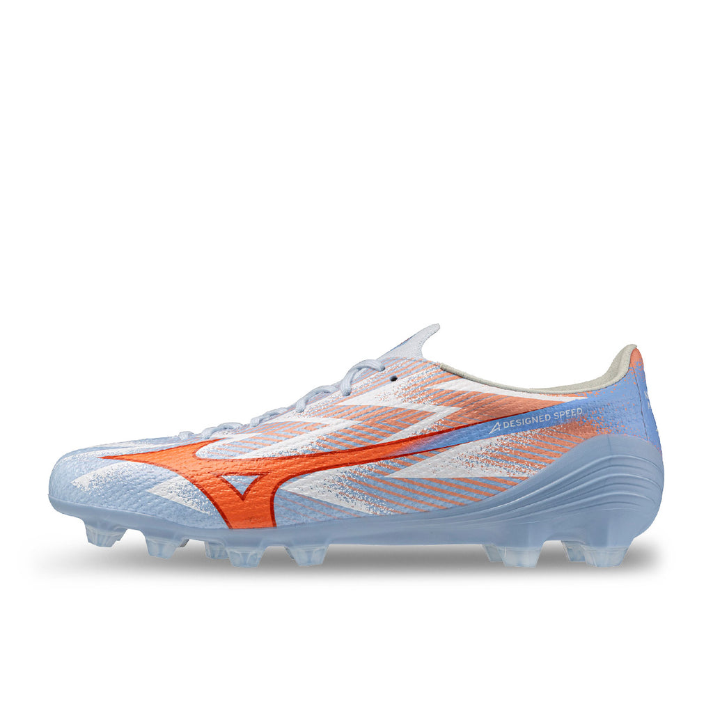 MIZUNO ALPHA III PRO FG - BLUE FINCH/CORNFLOWER BLUE/LAVA ORANGE